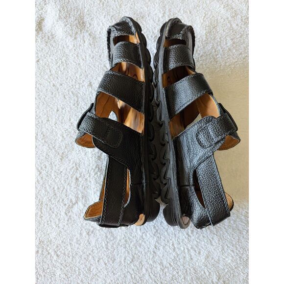 UPIShi Mens Casual Closed Toe Leather Adjustable Shoes/Sandals Sz 12.5 main image 5